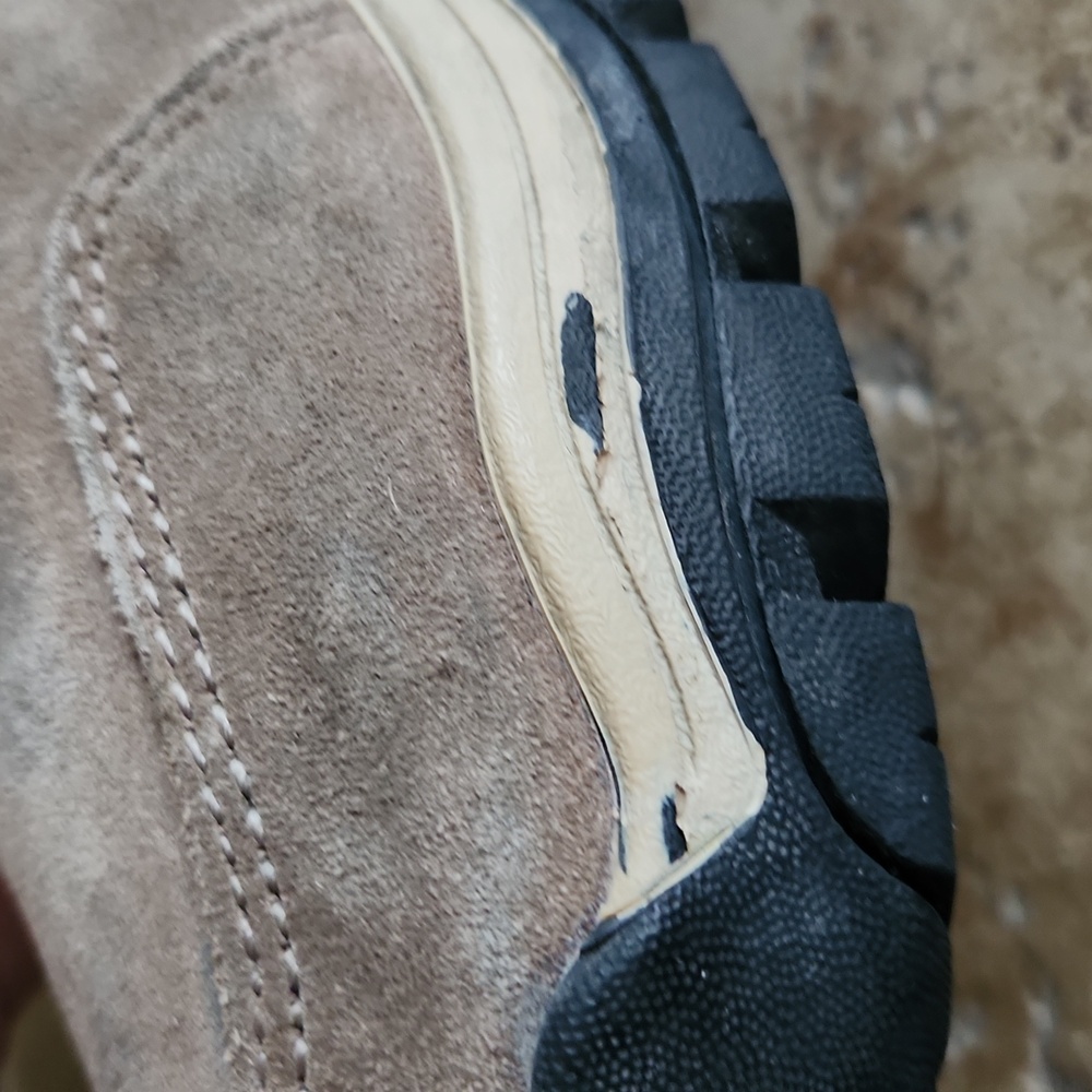 Sorel Brown and Cream Winter/hiking Boots Lace-Up Suede Womans Size 6 - Picture 6 of 15